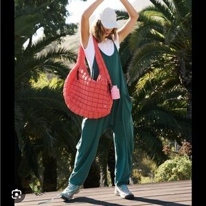 Free People Hot Shot Onesie - color-ivy, size large